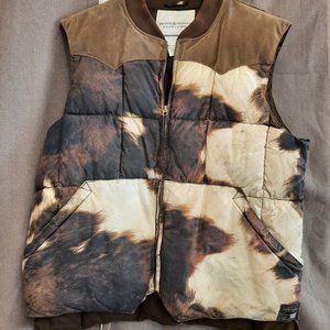 Denim & Supply Ralph Lauren Cow Print Vest